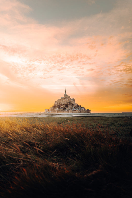 Mont Saint-Michel by Daniel J. Schwarz - Wifi Infrarood Verwarmingspaneel