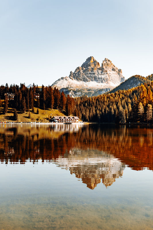 Lake Misurina by Daniel J. Schwarz - Wifi Infrarood Verwarmingspaneel